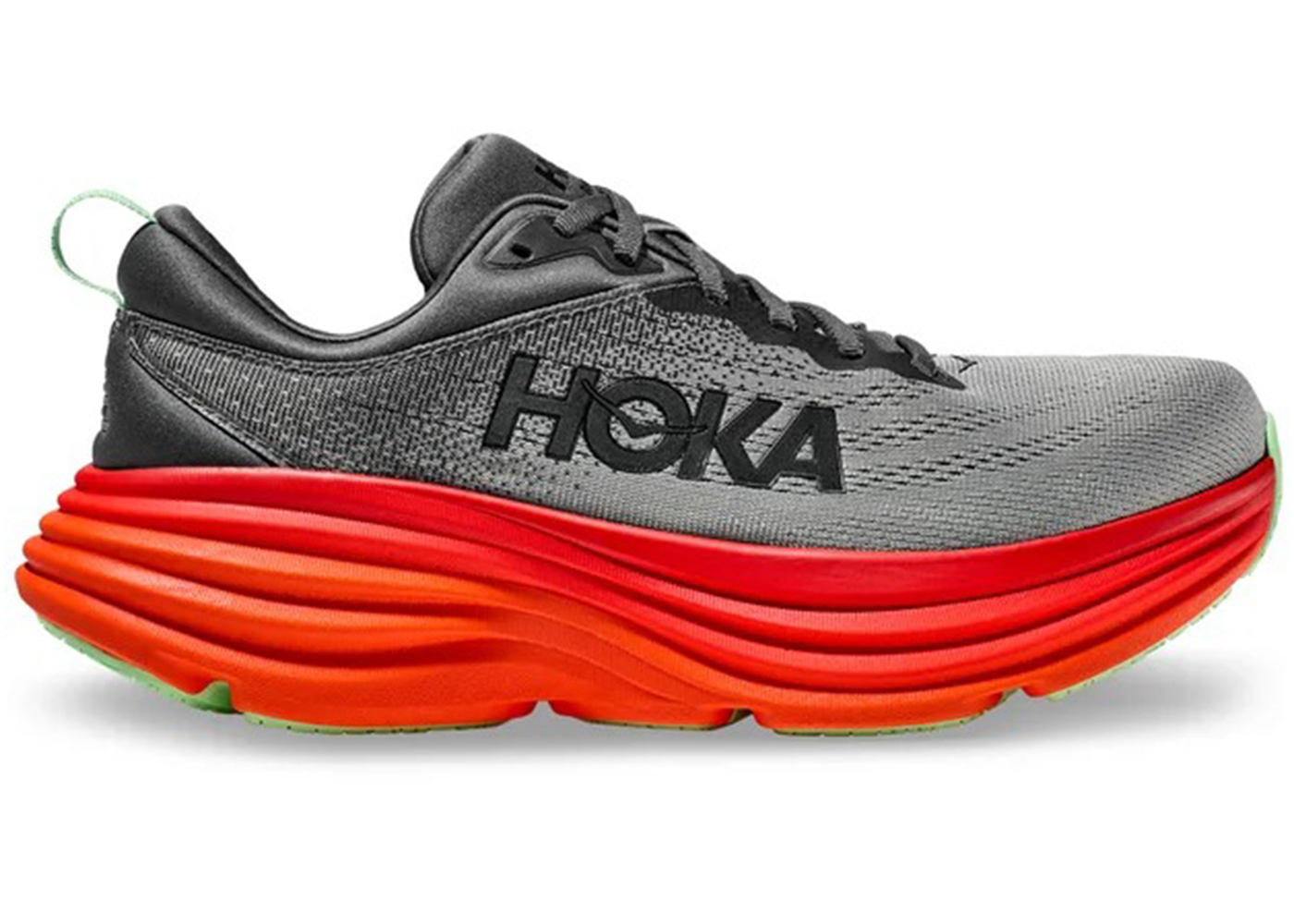 Hoka One One Bondi 8 Castlerock Flame - vstockx