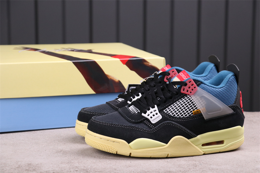 Jordan 4 Retro Union Off Noir - vstockx