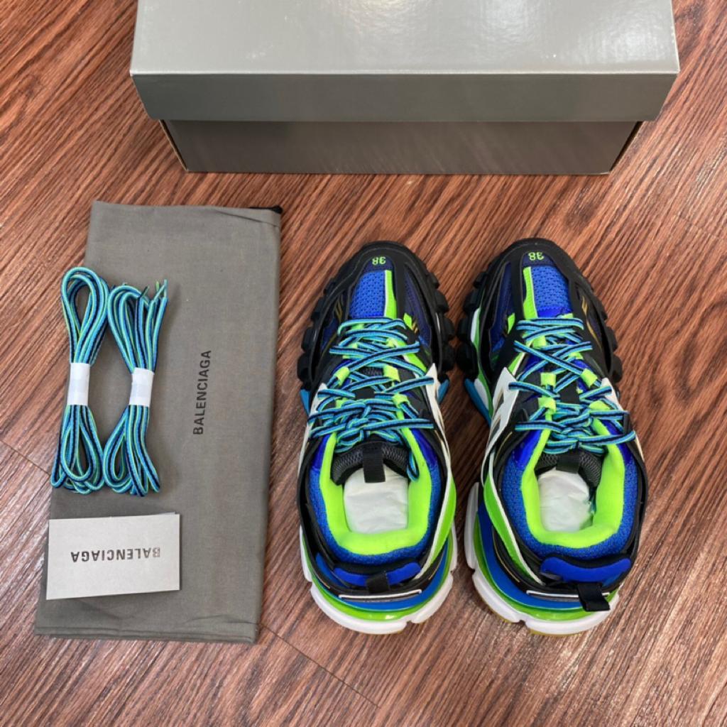 Balenciaga Track Green White Blue - vstockx