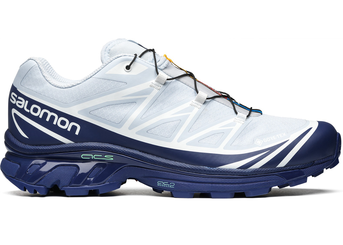 Salomon XT-6 Gore-Tex Blue Print Heather White - vstockx