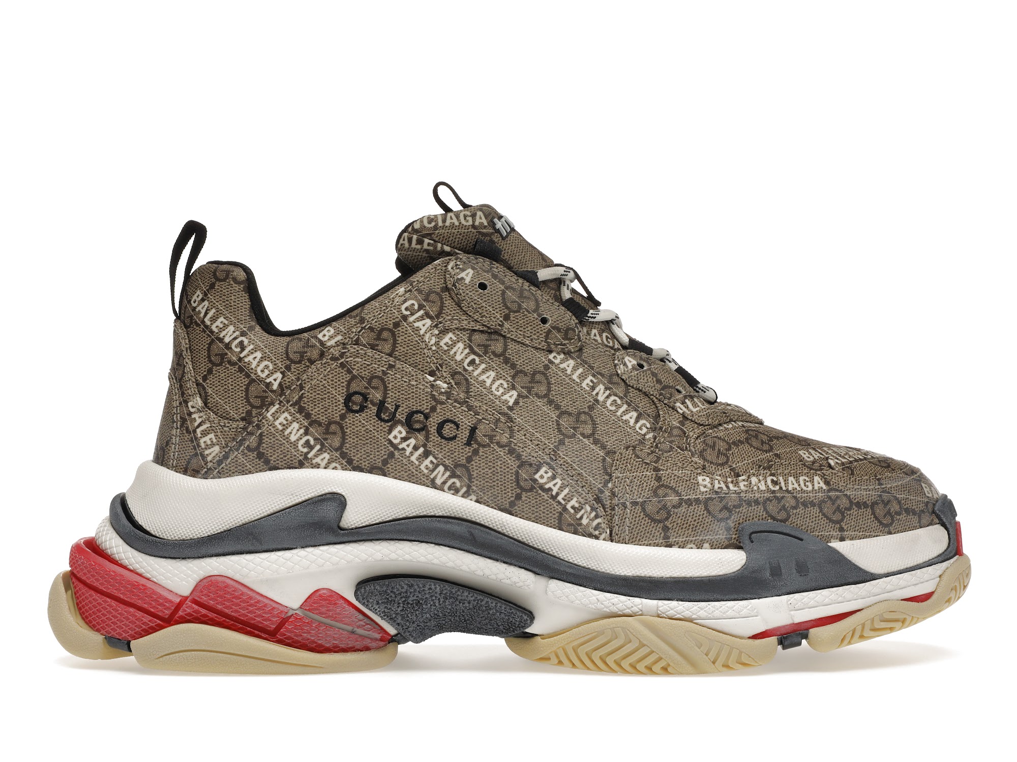 Gucci x Balenciaga The Hacker Project Triple S Beige - vstockx