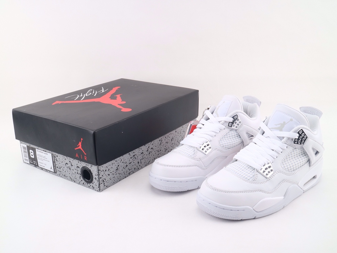 Jordan 4 Retro Silver Anniversary - vstockx