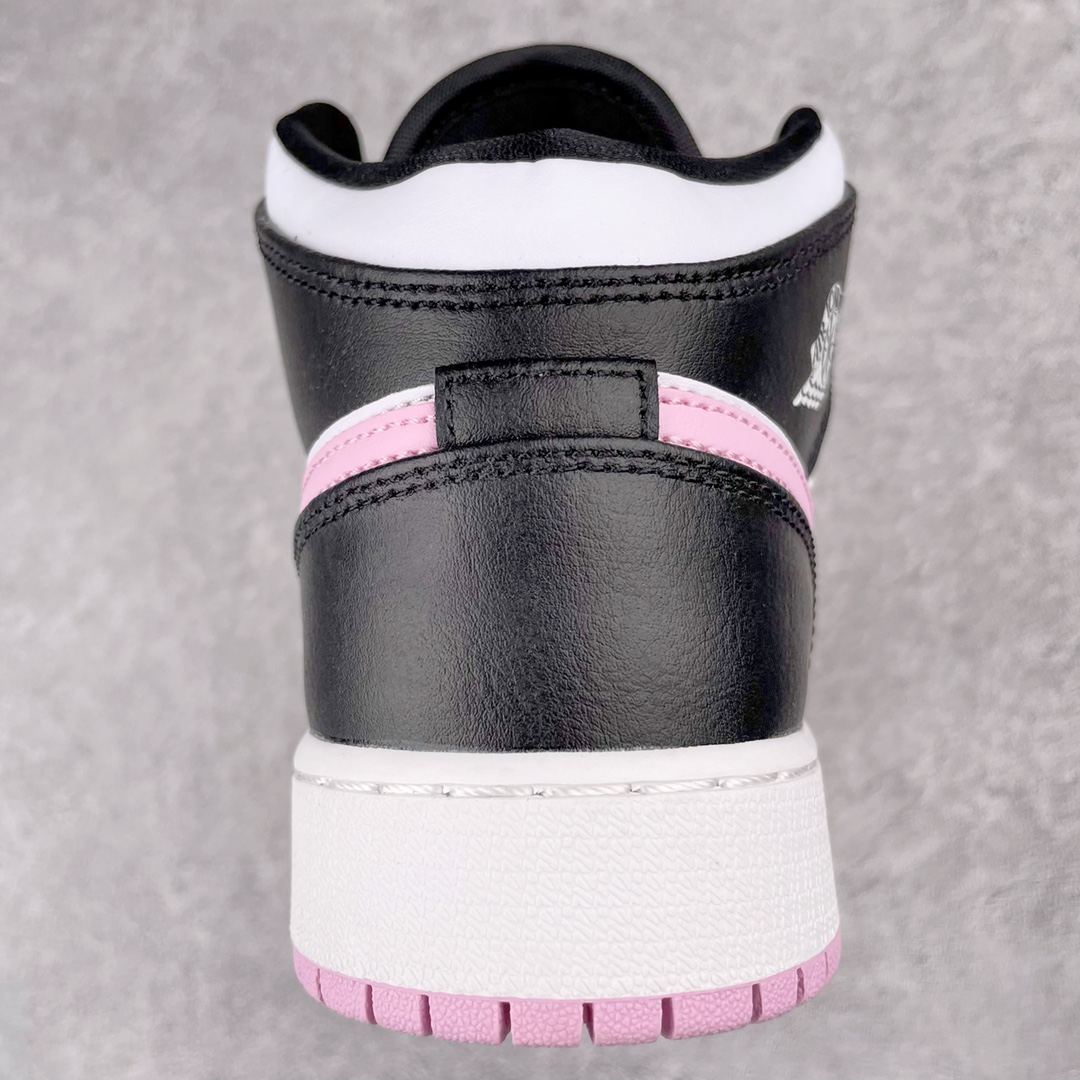 Jordan 1 Mid White Black Light Arctic Pink - vstockx
