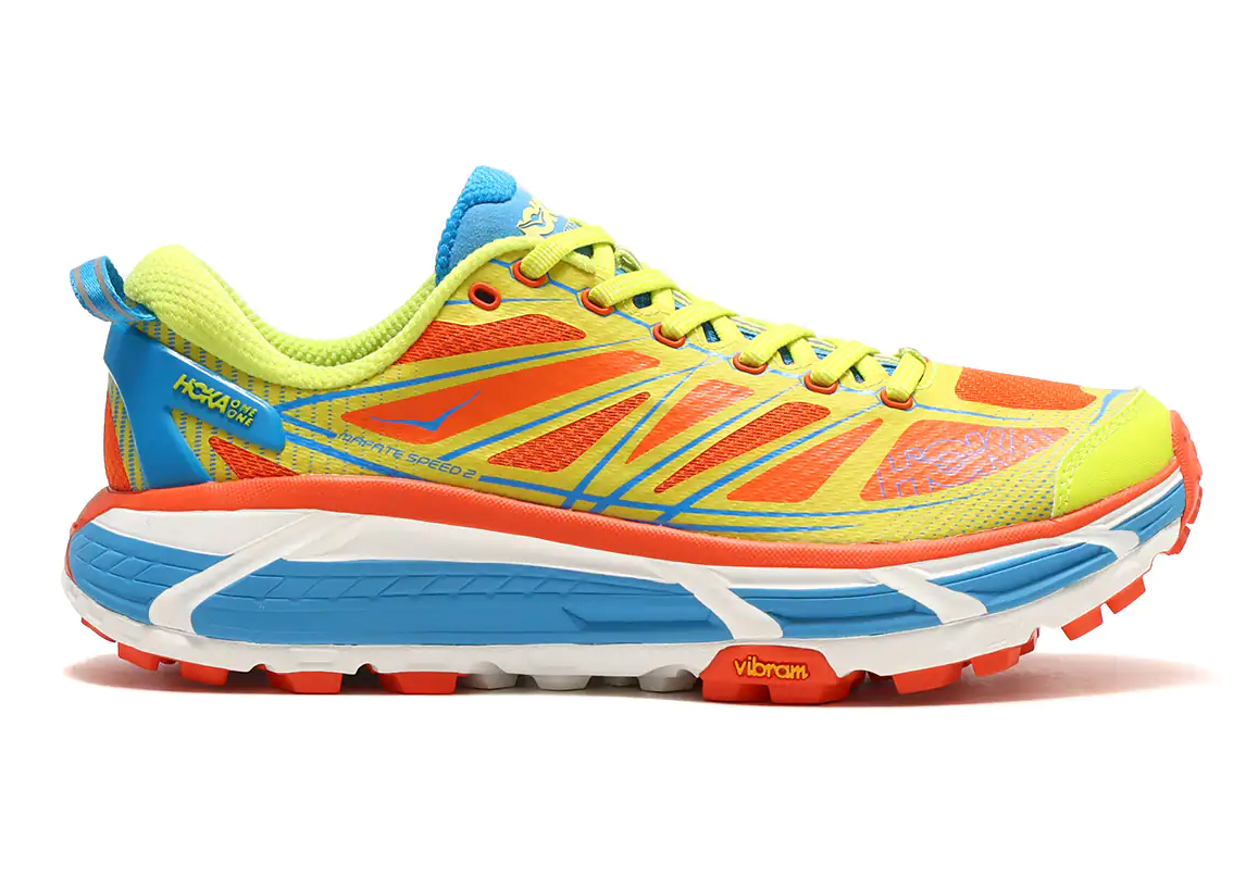 Hoka One One Mafate Speed 2 Flame Evening Primrose - vstockx
