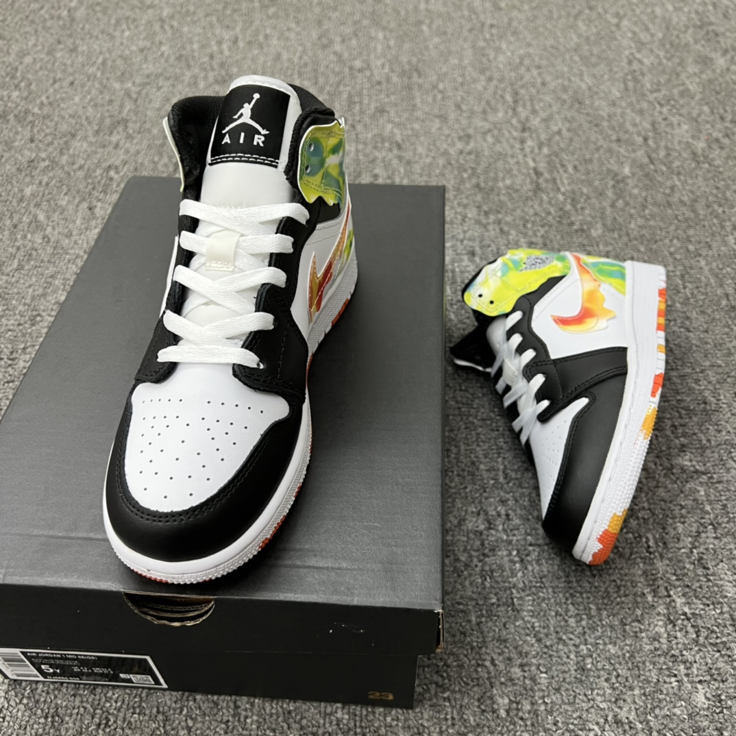Jordan 1 Mid SE Slim Vortex (GS) - vstockx