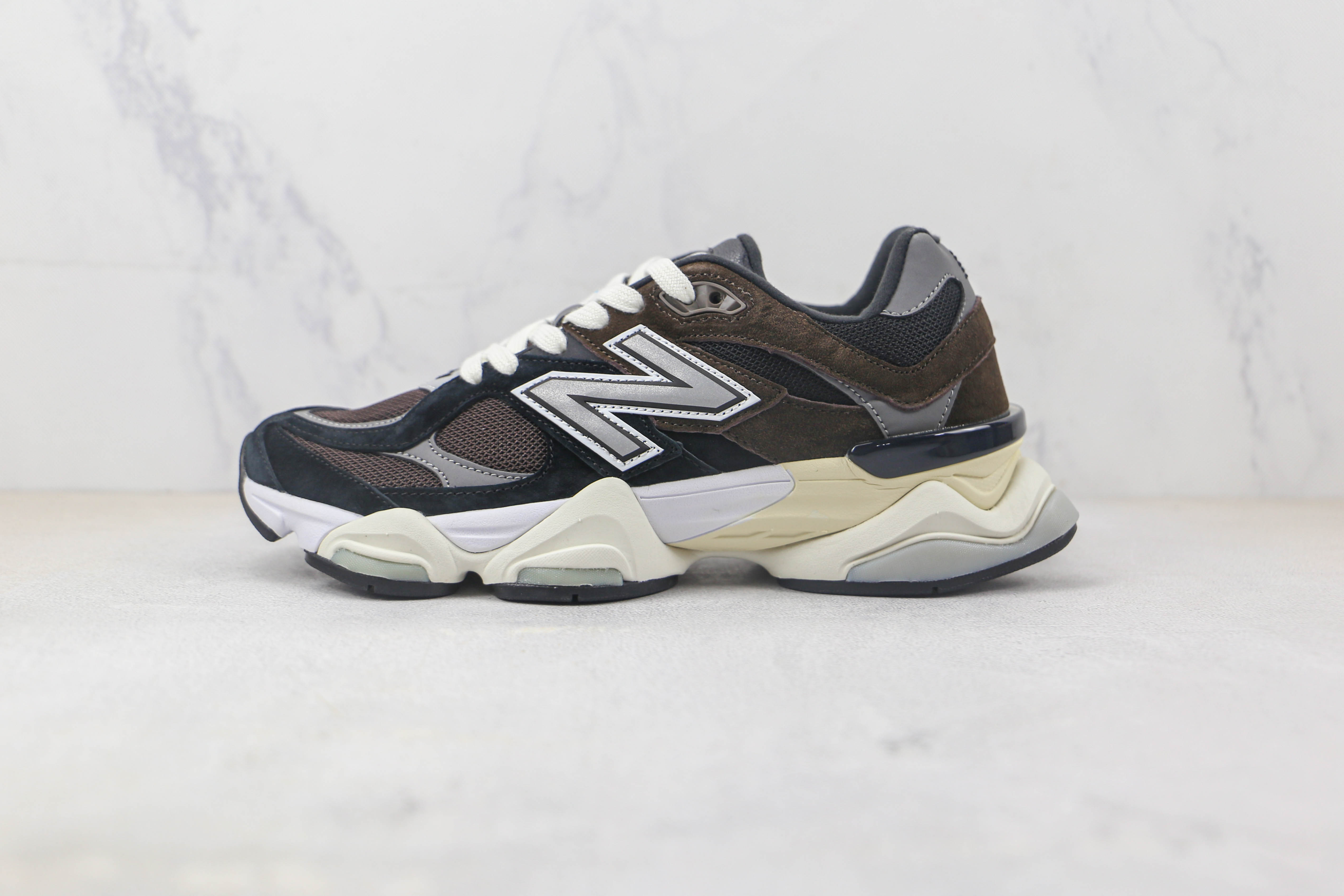 New Balance 9060 Brown Black - vstockx