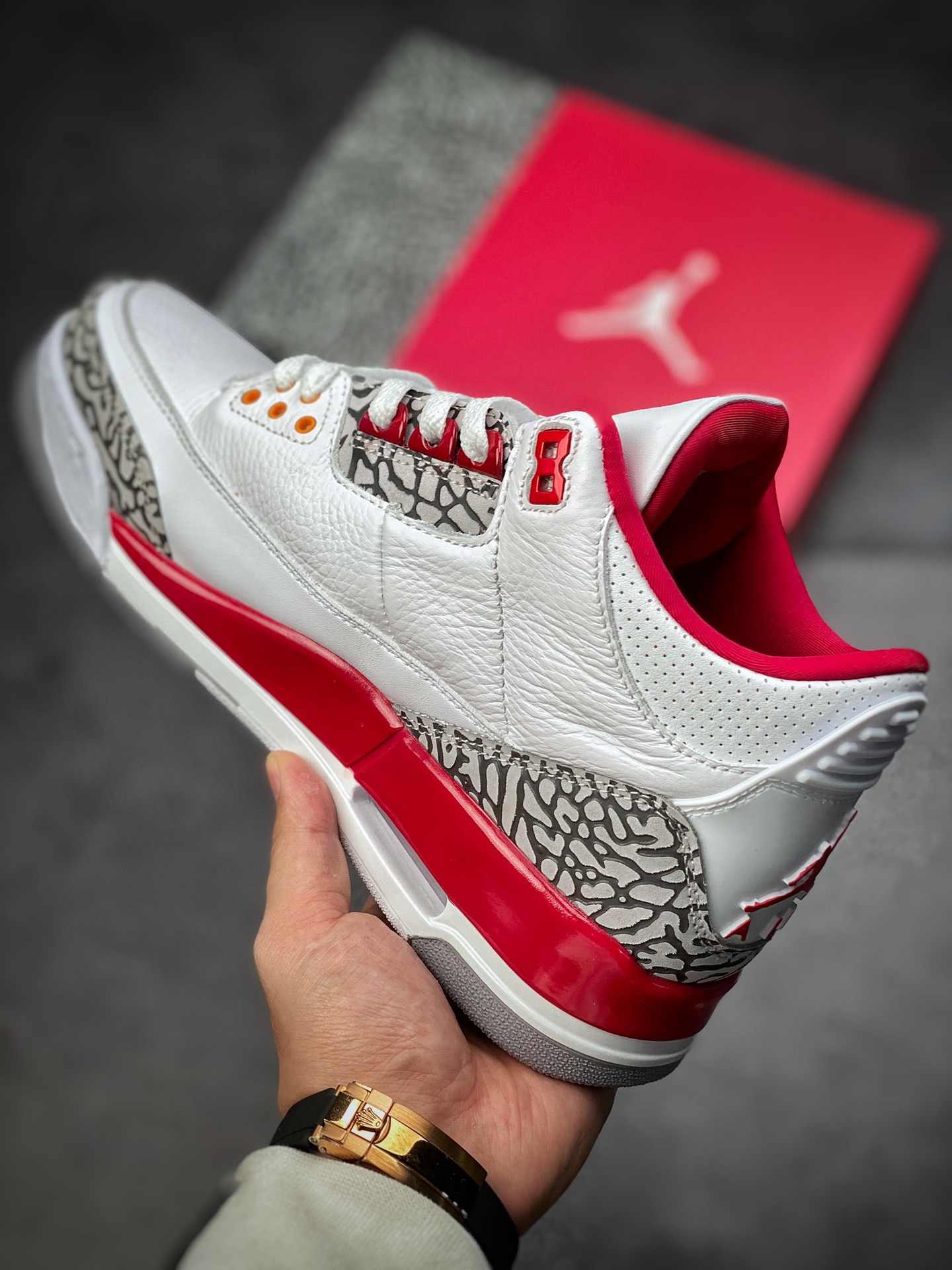 Jordan 3 Retro Cardinal Red - vstockx