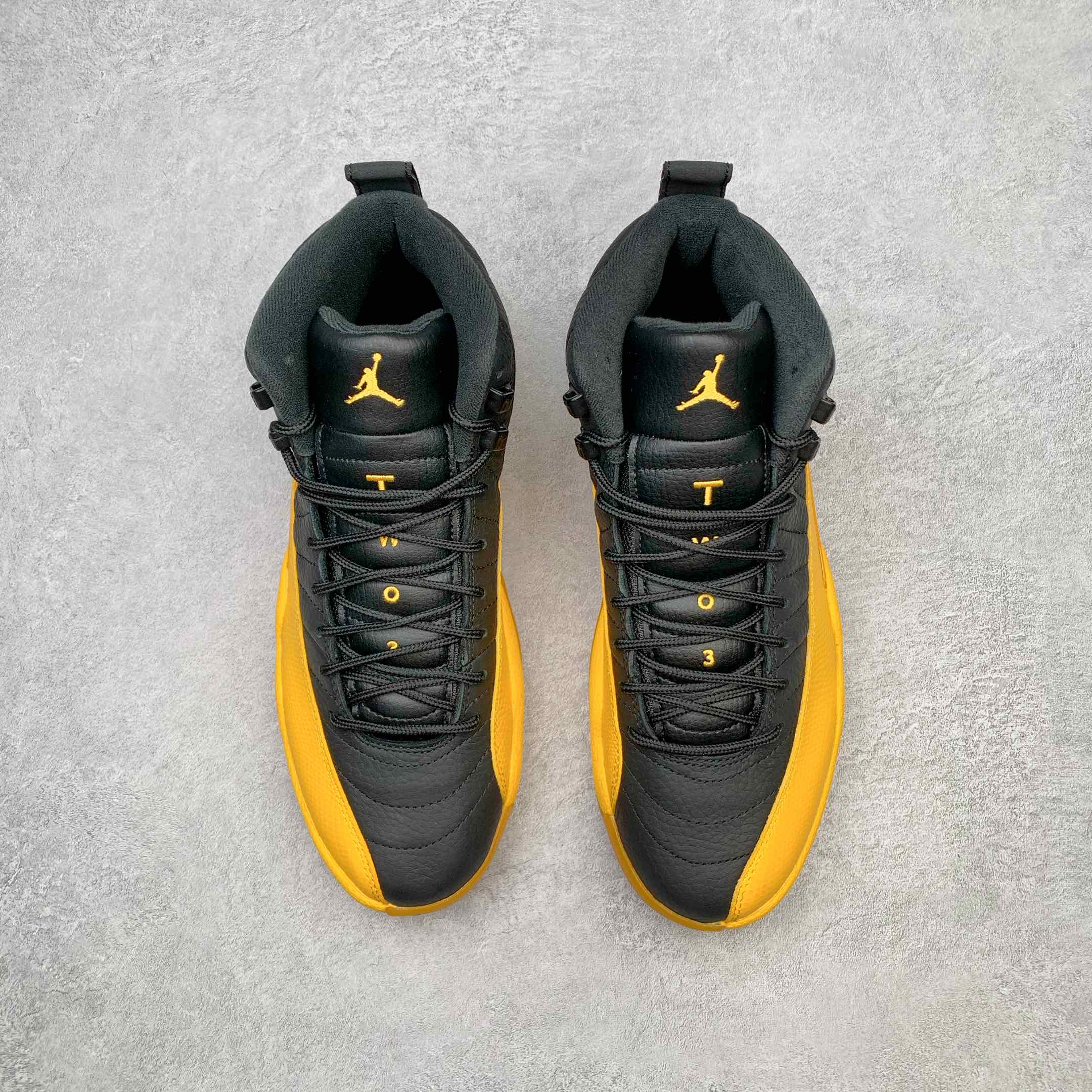 Jordan 12 Retro Black University Gold - vstockx