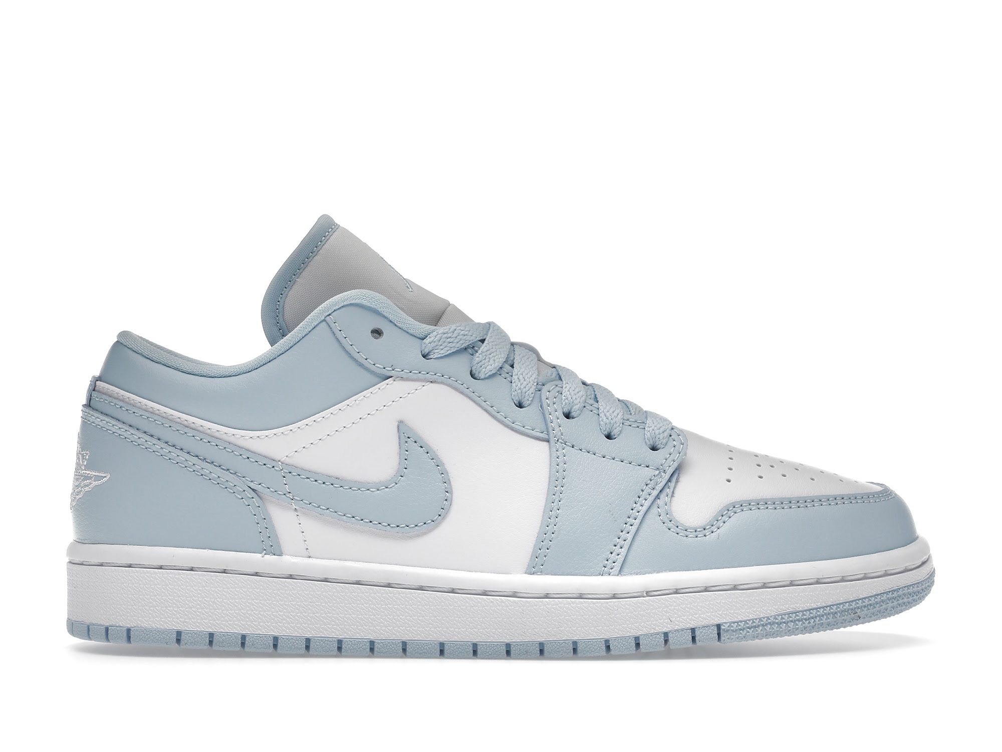 Jordan 1 Low White Ice Blue (Women's) - vstockx