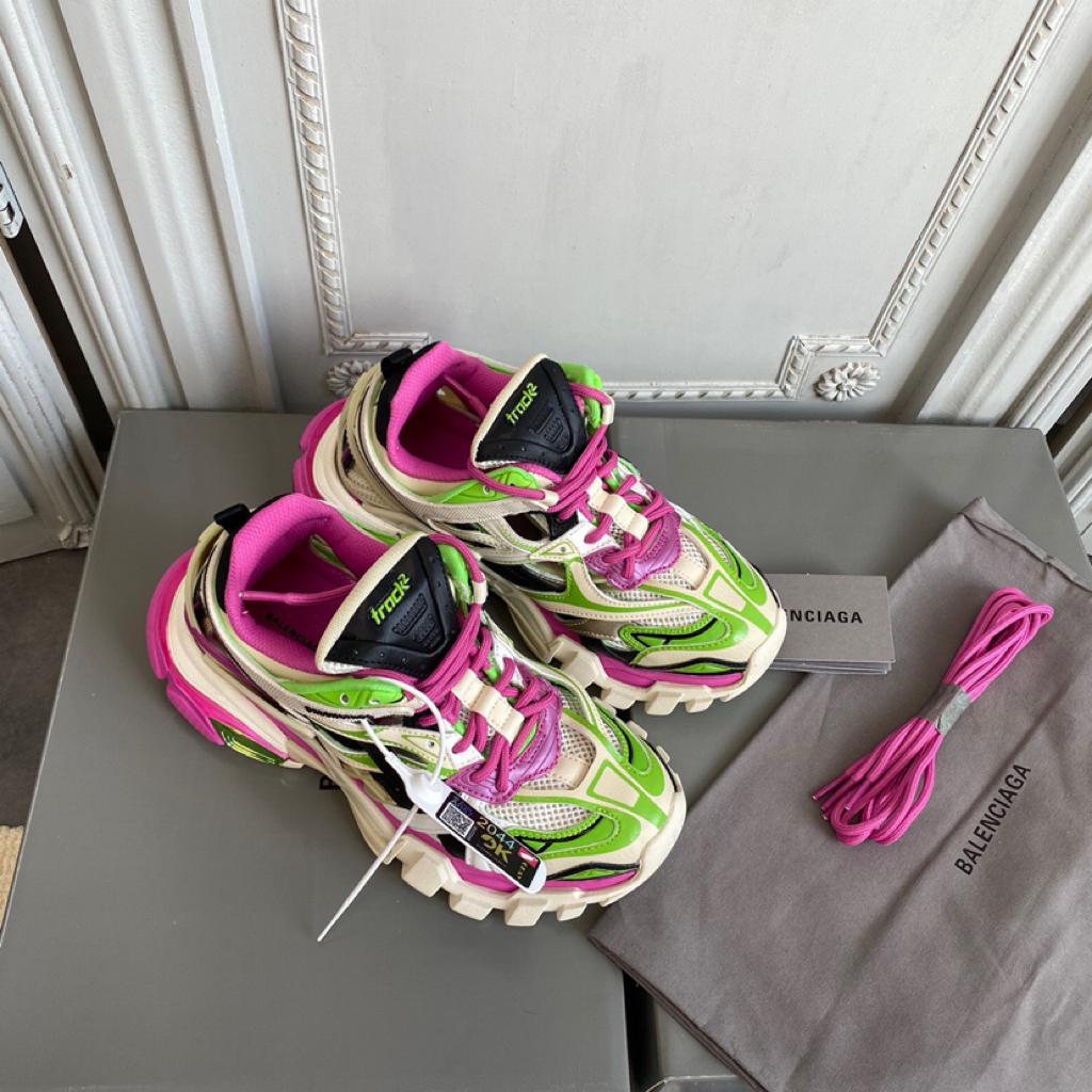 Balenciaga Track.2 Pink Green - vstockx