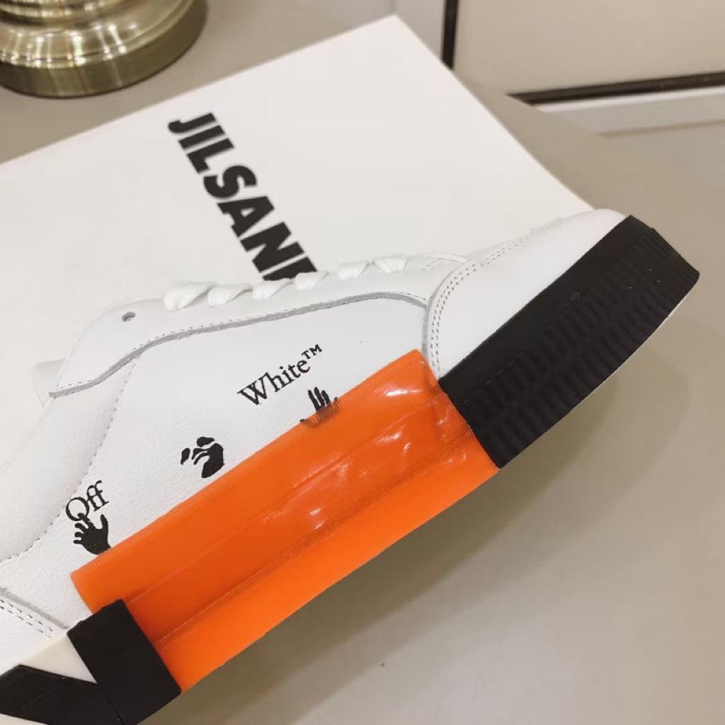 OFF-WHITE Vulcanized Low Canvas White Black - vstockx