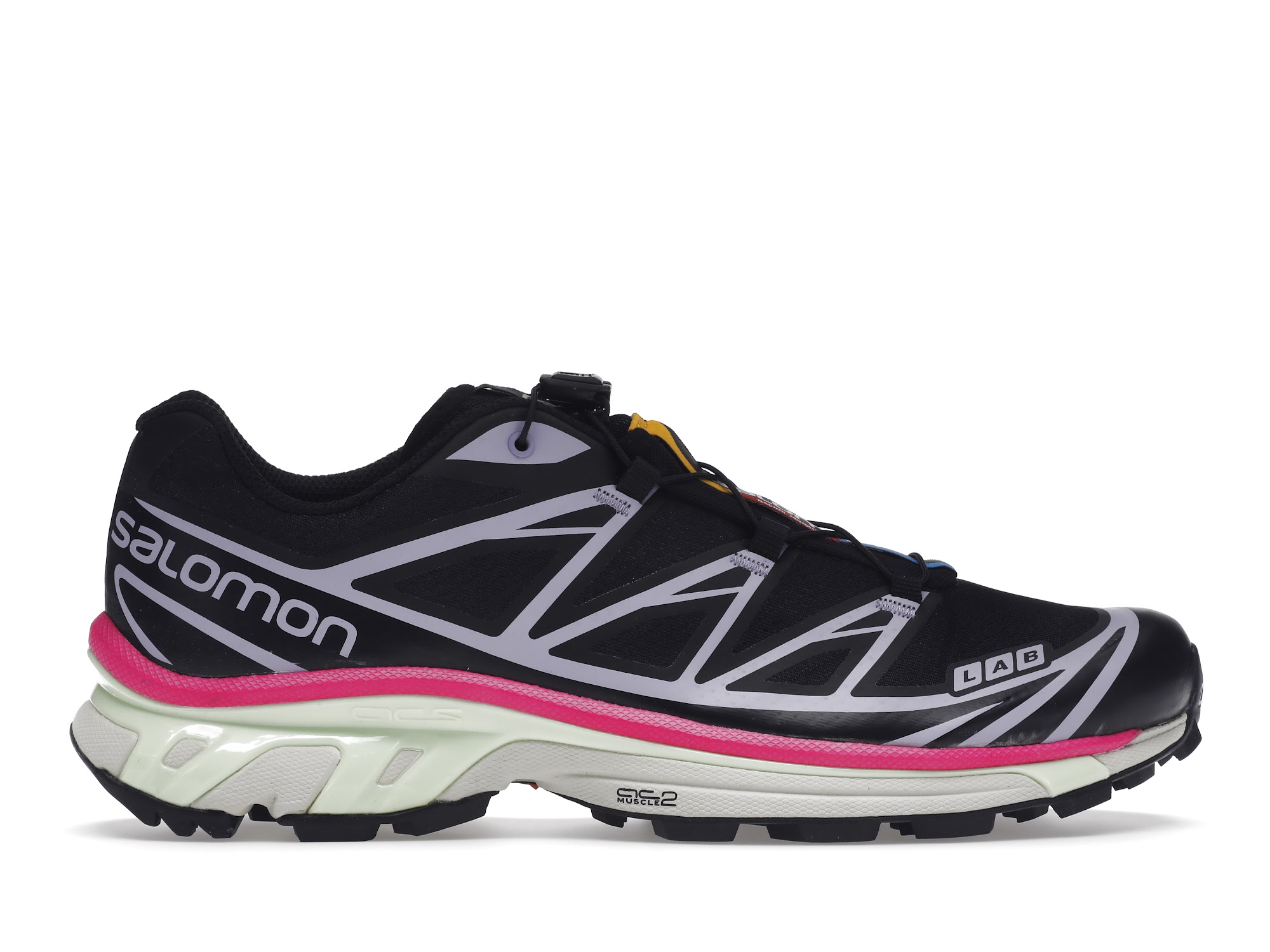 Salomon XT-6 Black Lavender Pink - vstockx