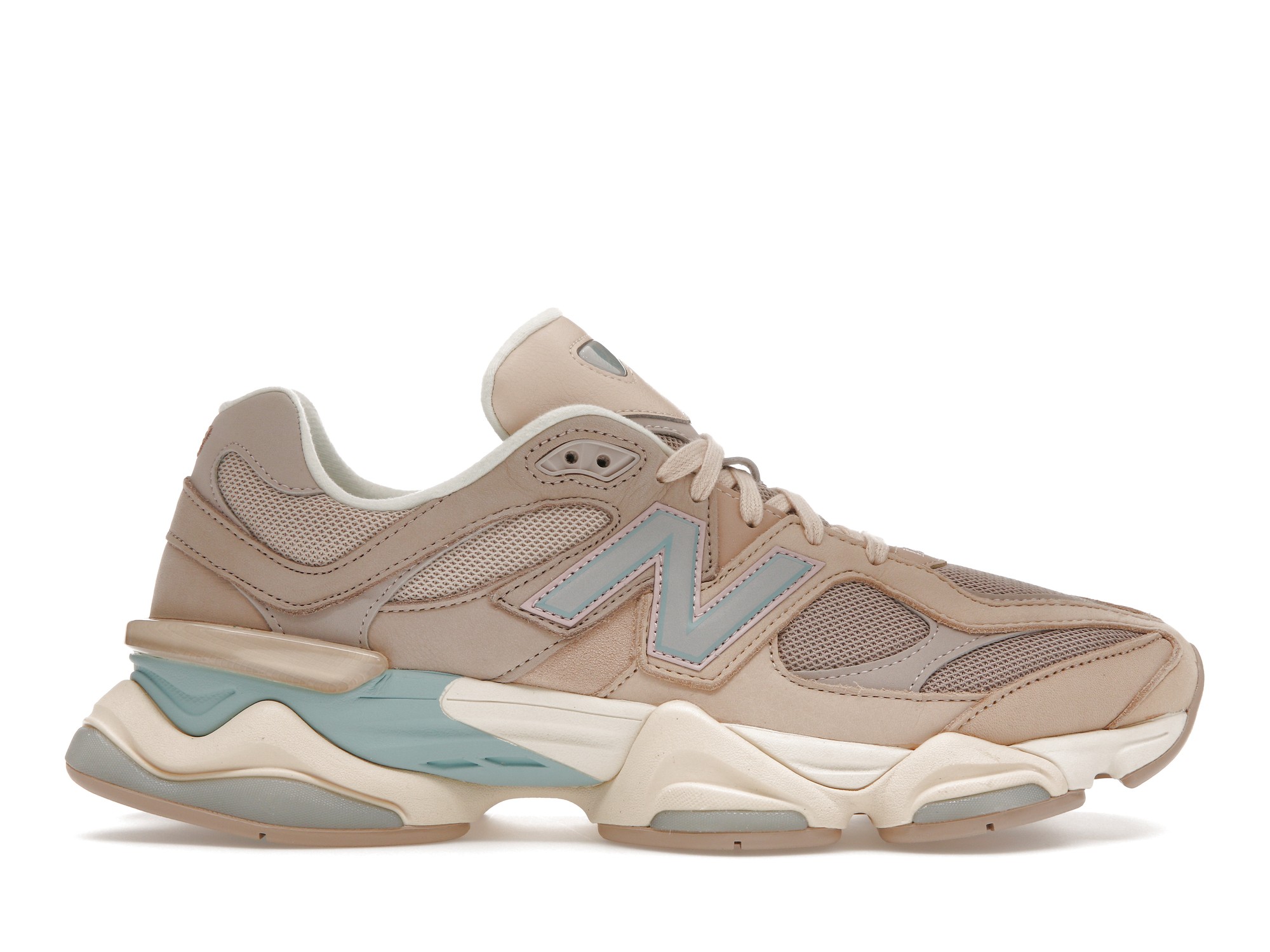 New Balance 9060 Ivory Cream Pink Sand - vstockx