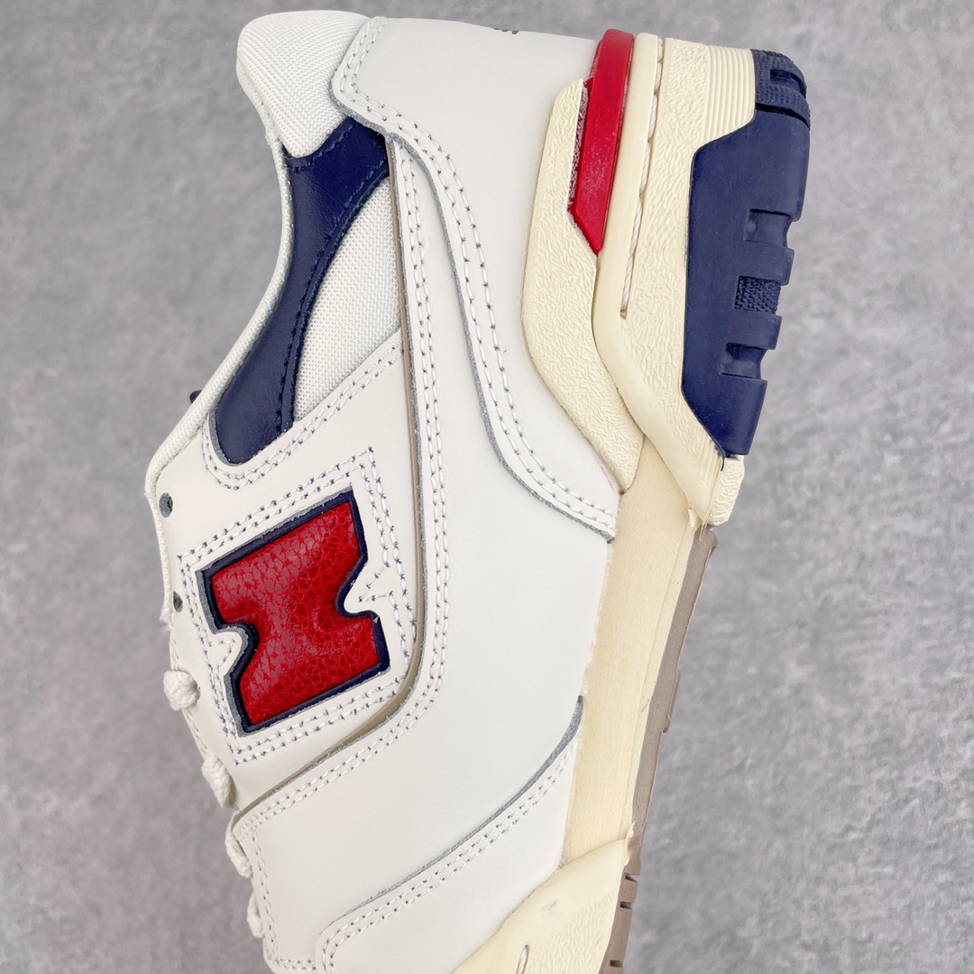 New Balance 550 Aime Leon Dore White Navy Red - vstockx