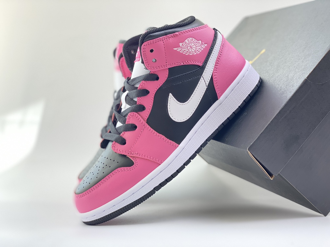 Jordan 1 Mid Pinksicle (GS) - vstockx