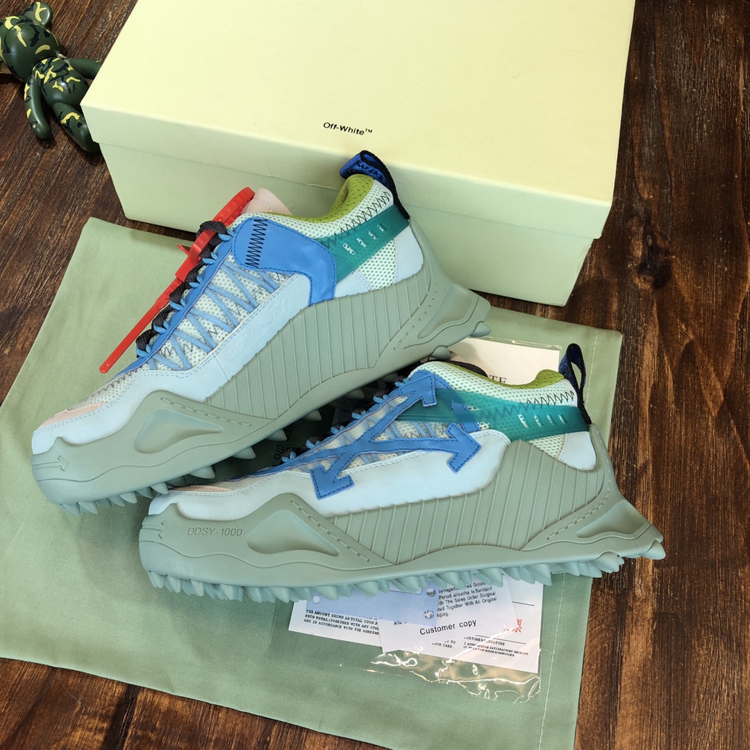 Off-White Odsy-1000 Light Green Blue (W) - vstockx