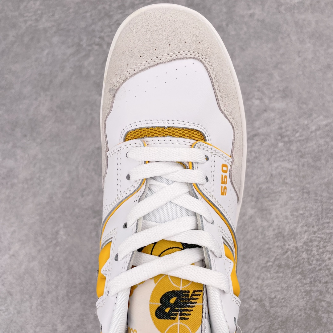 New Balance 550 Sea Salt Varsity Gold - vstockx