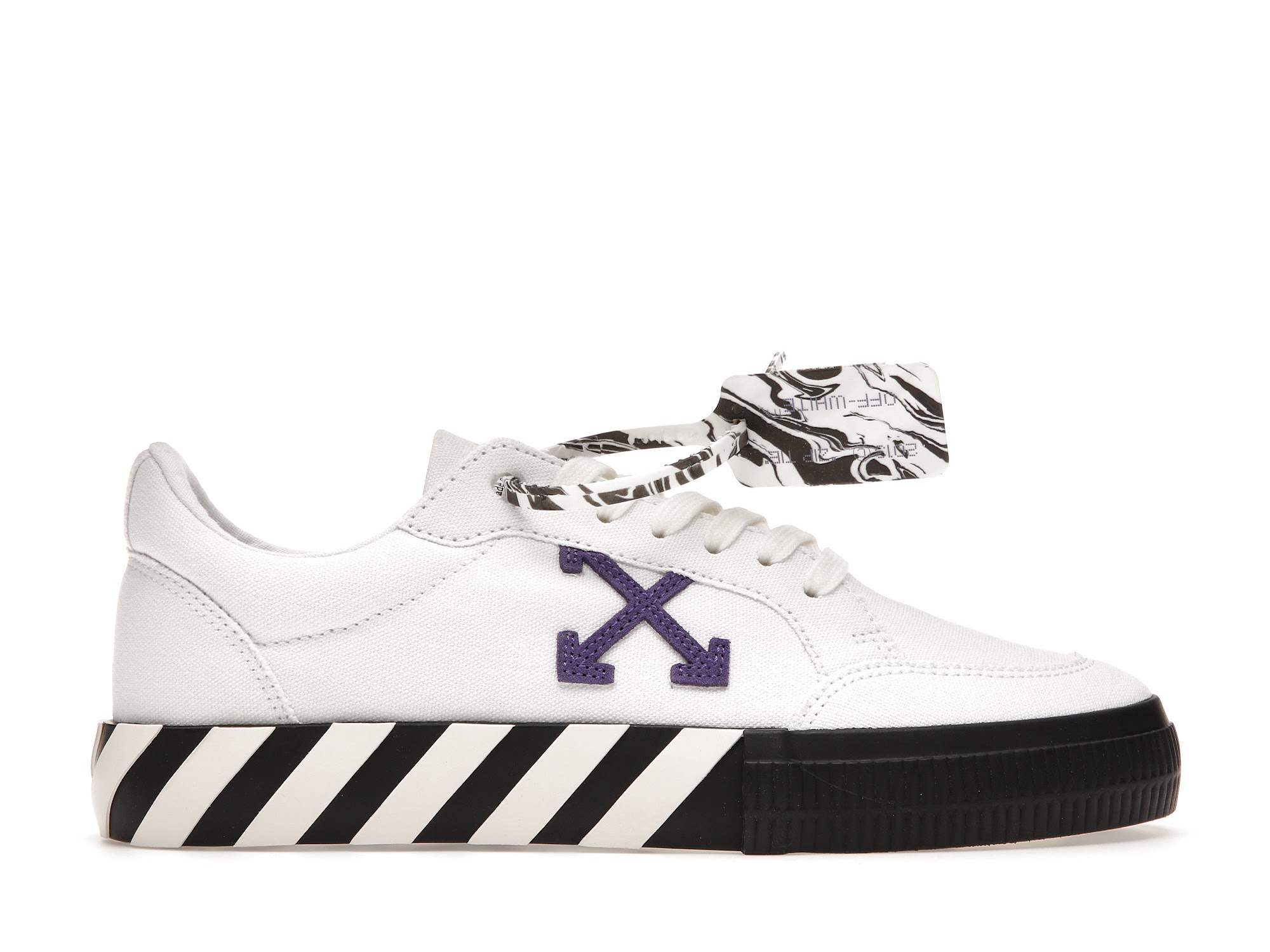 OFF-WHITE Vulc Low White/Purple SS21 - vstockx