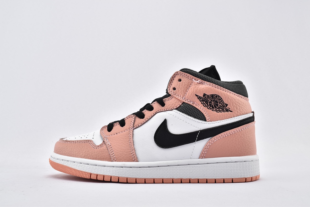 Jordan 1 Mid Pink Quartz - vstockx