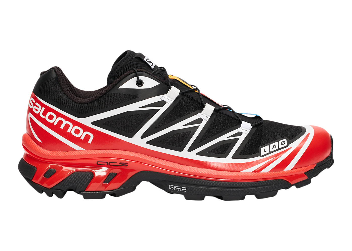 Salomon XT-6 Black Red White - vstockx