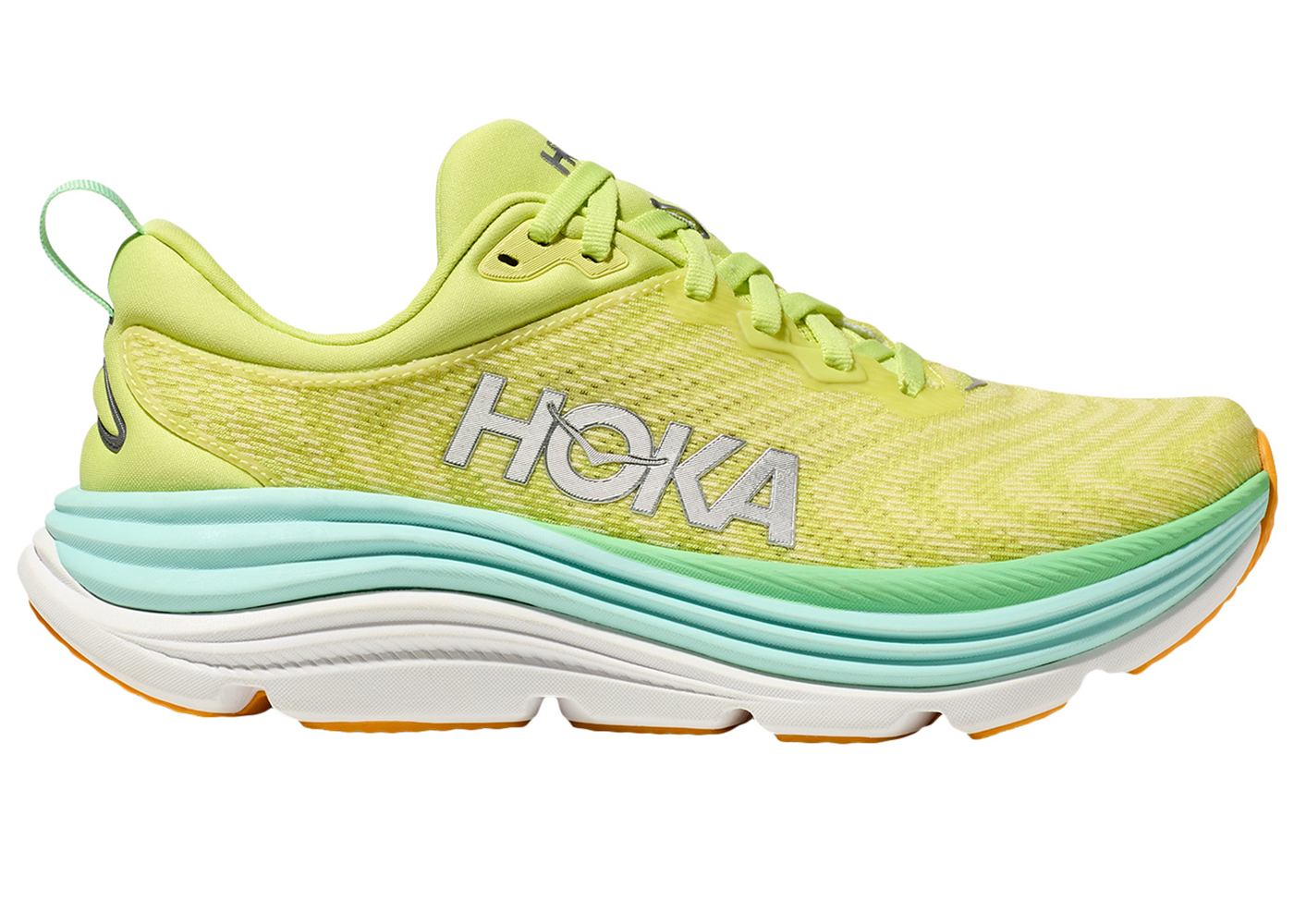 Hoka One One Gaviota 5 Citrus Glow Sunlit Ocean (Women's) - vstockx