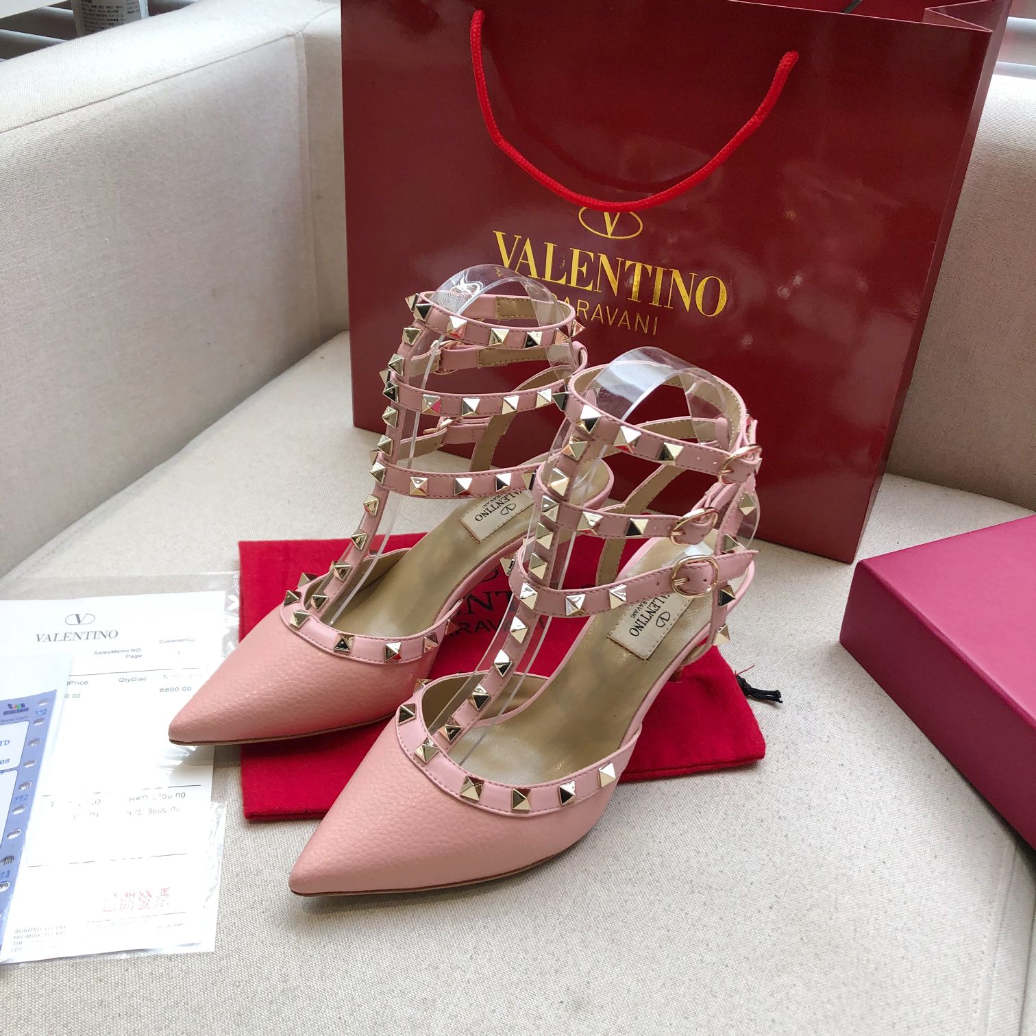 Valentino Garavani Roman Stud 65mm sandals Women 7 - vstockx
