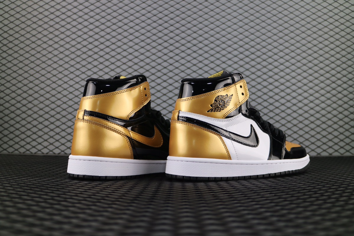 Jordan 1 Retro High NRG Patent Gold Toe - vstockx