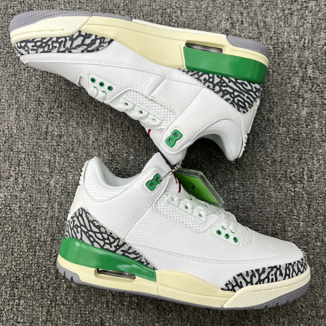 Jordan 3 Retro Lucky Green (Women's) - vstockx
