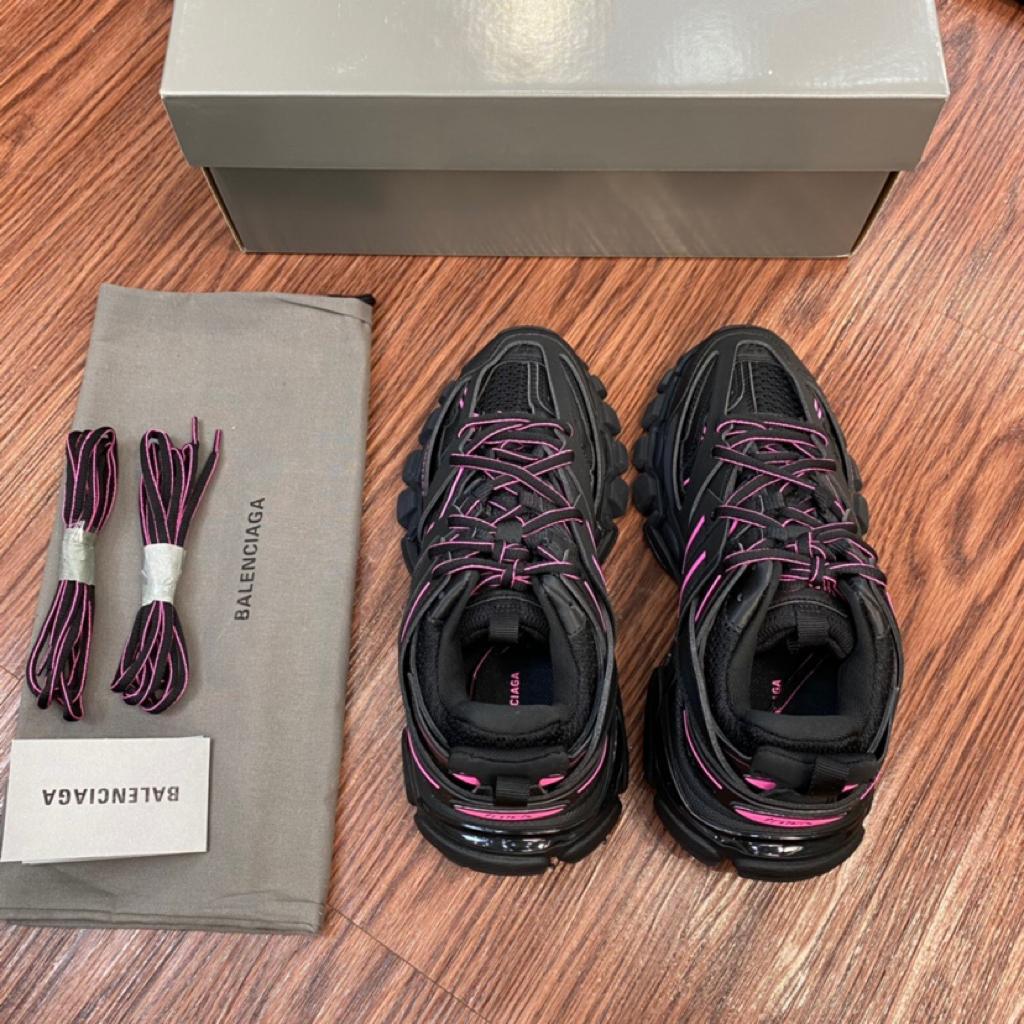Balenciaga Track Washed Black Pink (W) - vstockx