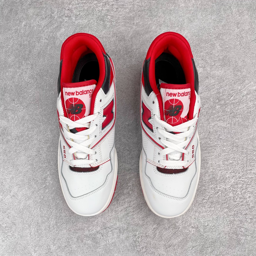 New Balance 550 White Red - vstockx