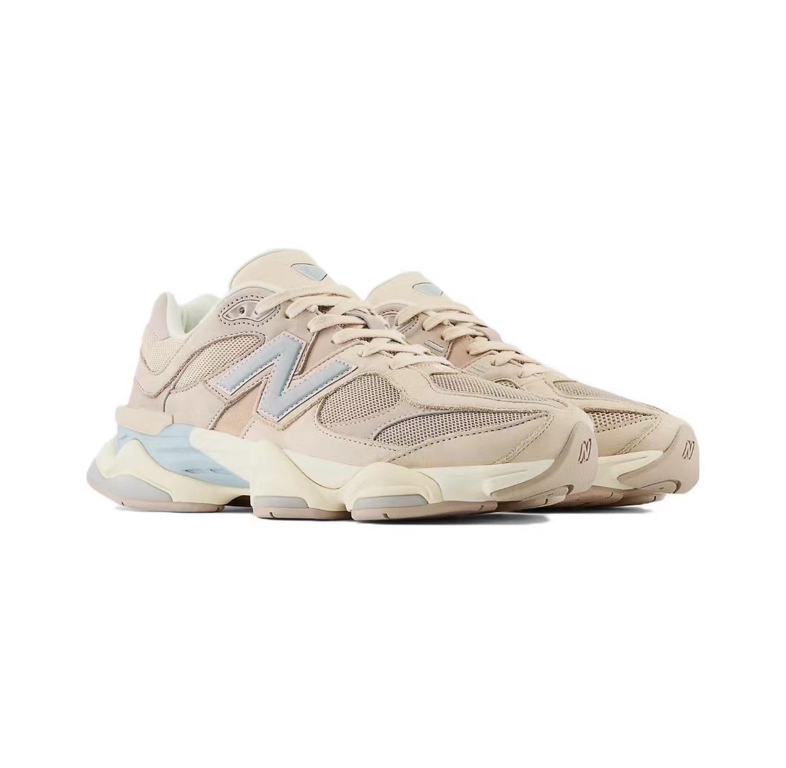 New Balance 9060 Ivory Cream Pink Sand - vstockx