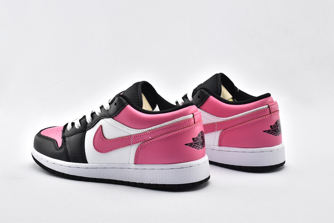 Jordan 1 Low Black Active Fuchsia - vstockx