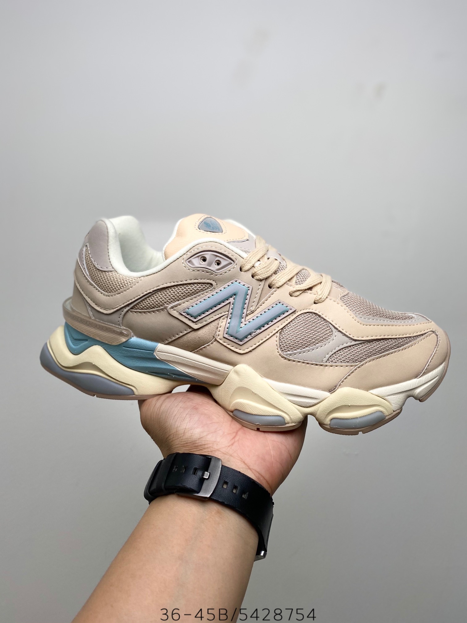 New Balance 9060 Ivory Cream Pink Sand - vstockx