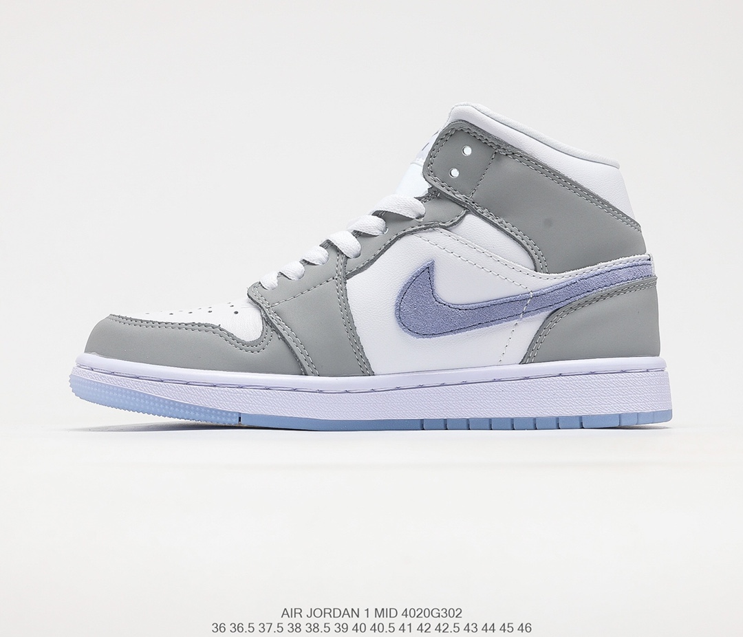 Jordan 1 Mid Wolf Grey Aluminum (W) - vstockx