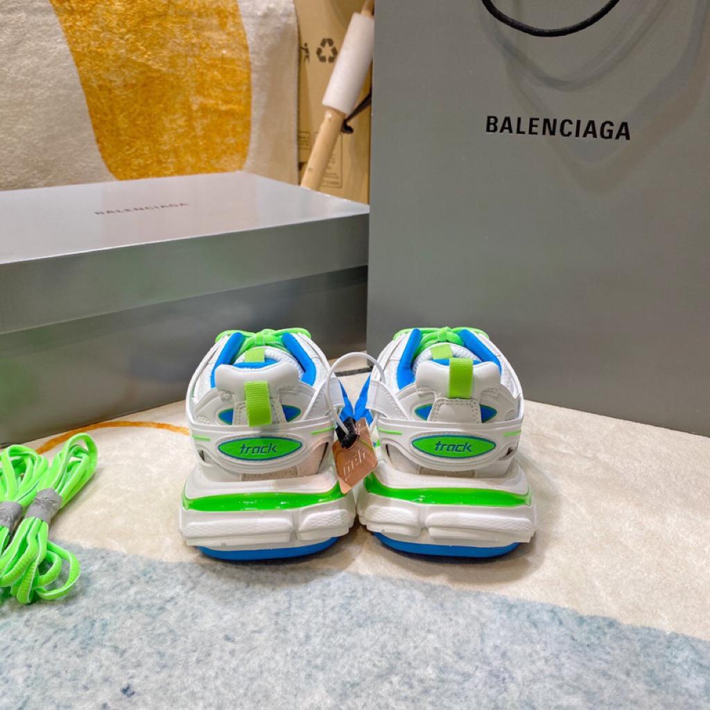Balenciaga Track White Blue Green - vstockx