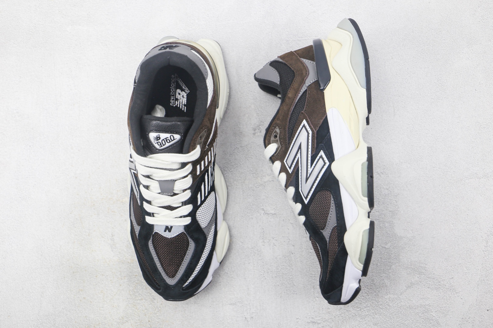 New Balance 9060 Brown Black - vstockx