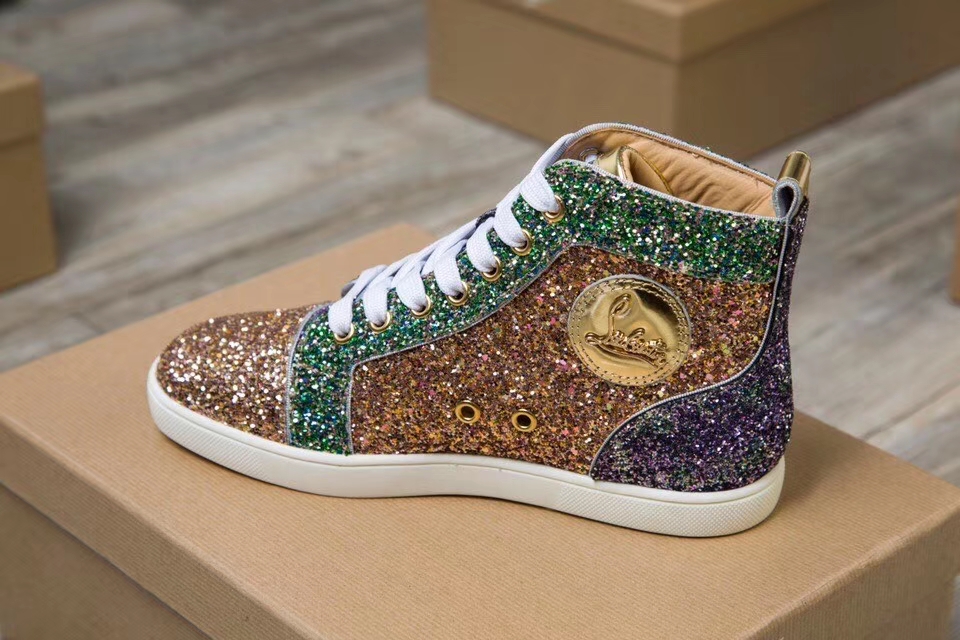 Christian Louboutin Louis Junior Spikes Orlato Flat Sneakers 16 - vstockx