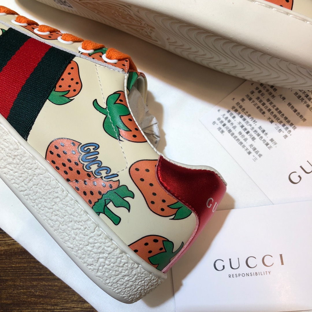 Gucci Ace Strawberry (W) - vstockx
