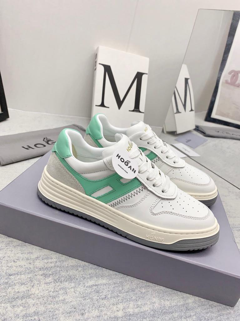 Hogan H630 Green White Grey - vstockx