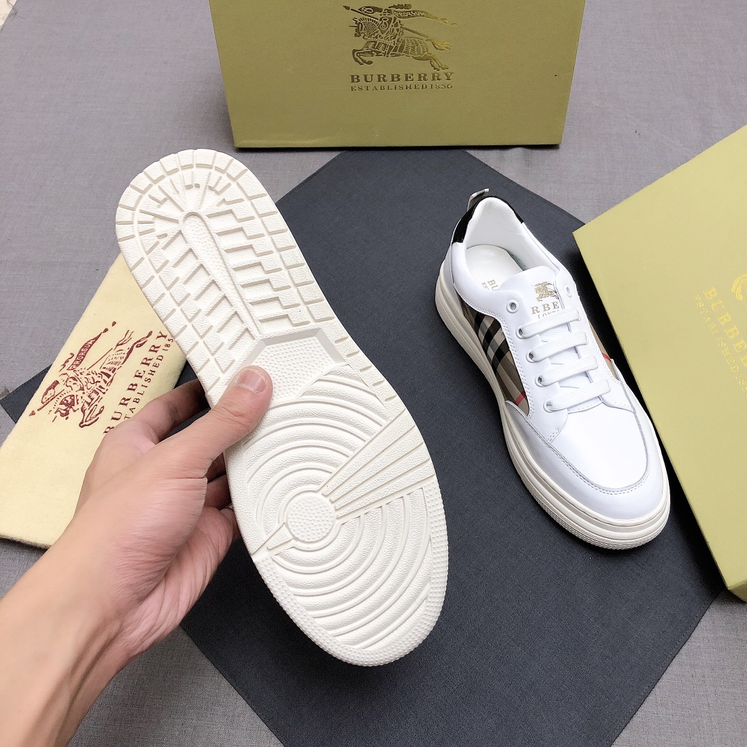 Burberry Perforated Check Sneaker 41 - vstockx