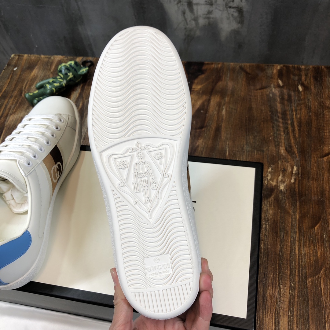 Gucci Ace Blue Interlocking G - vstockx