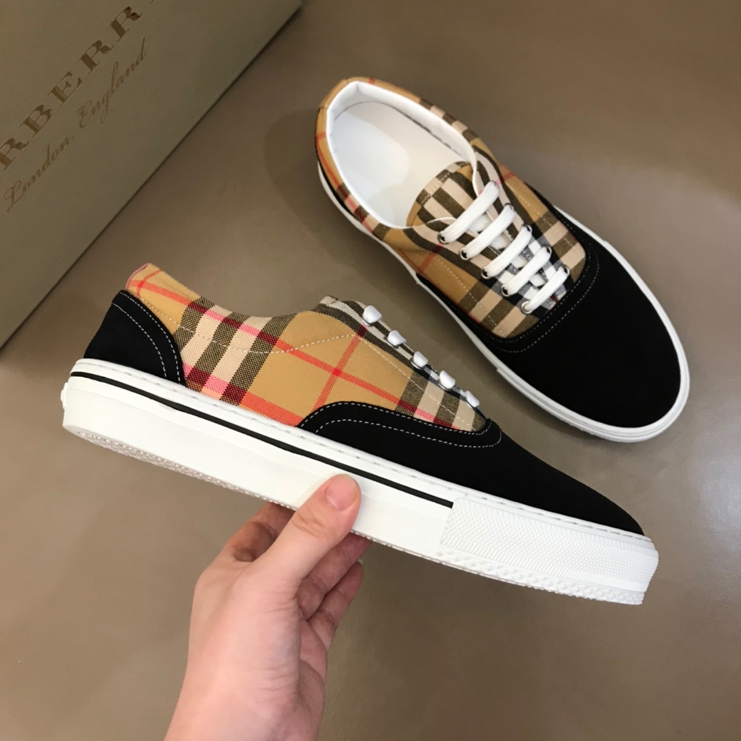 Burberry Cotton Suede Vintage Check - vstockx