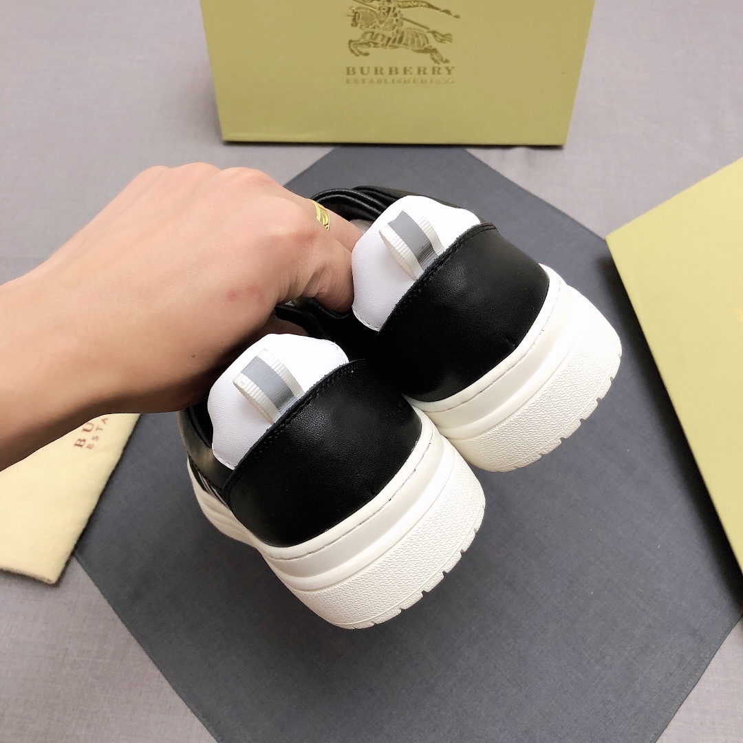 Burberry Perforated Check Sneaker 42 - vstockx