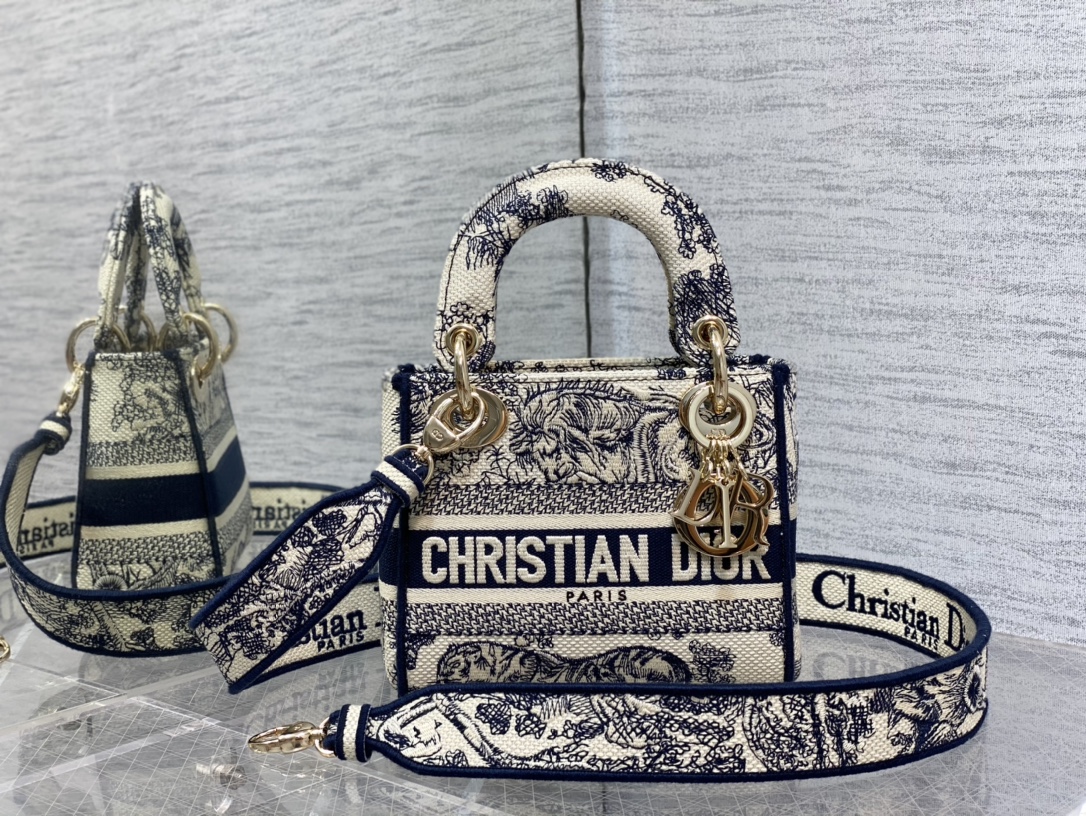 Handbags Dior 6603 size:17cm - vstockx