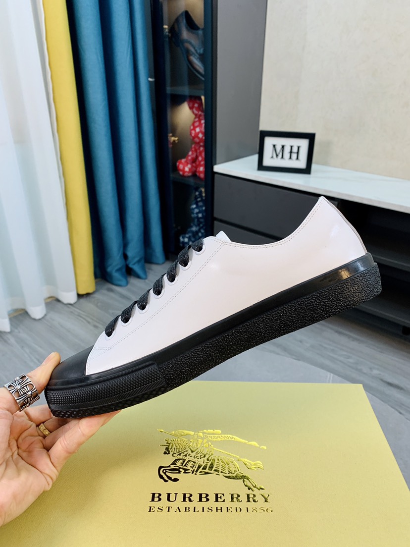 Burberry Logo Print Two-Tone White Black - vstockx