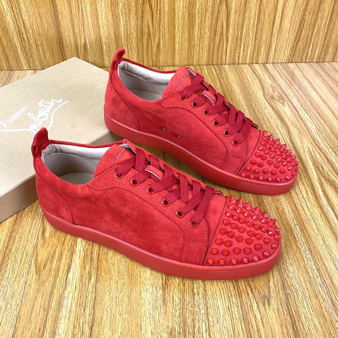 Christian Louboutin Louis Junior Spikes Orlato Flat Sneakers 11 - vstockx