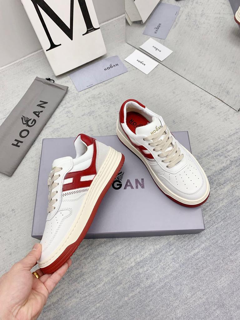 Hogan H630 White Red Grey - vstockx