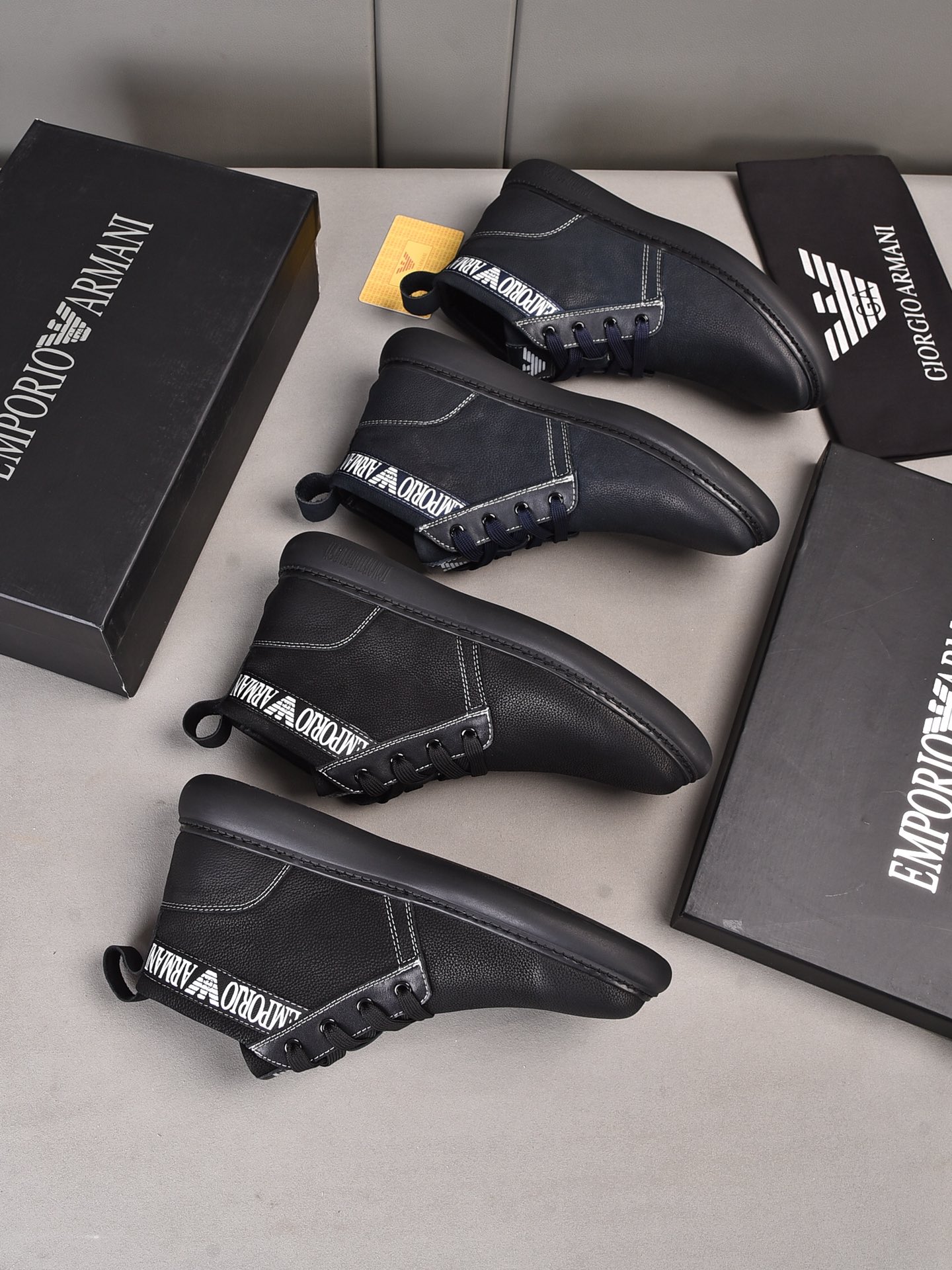 Armani High Top Sneaker 6 - vstockx