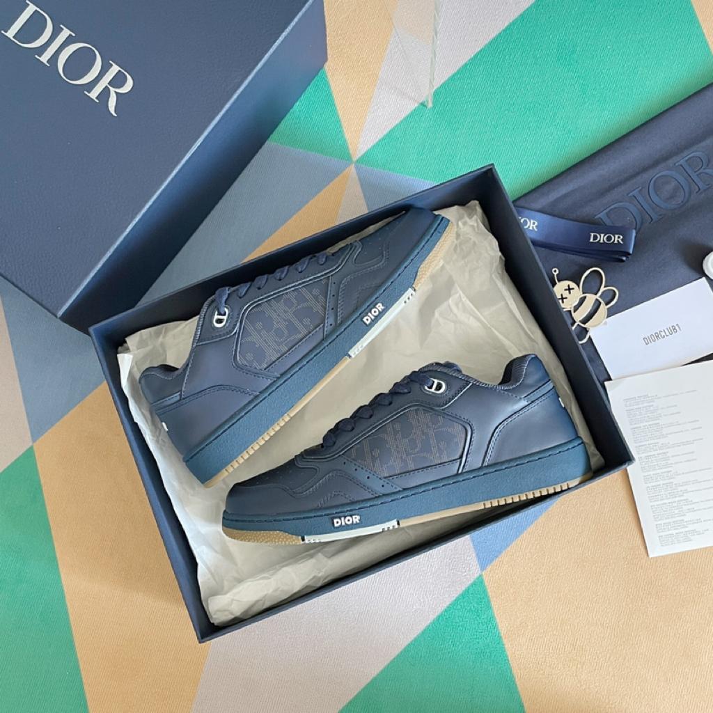 Dior B27 Low World Tour Navy - vstockx