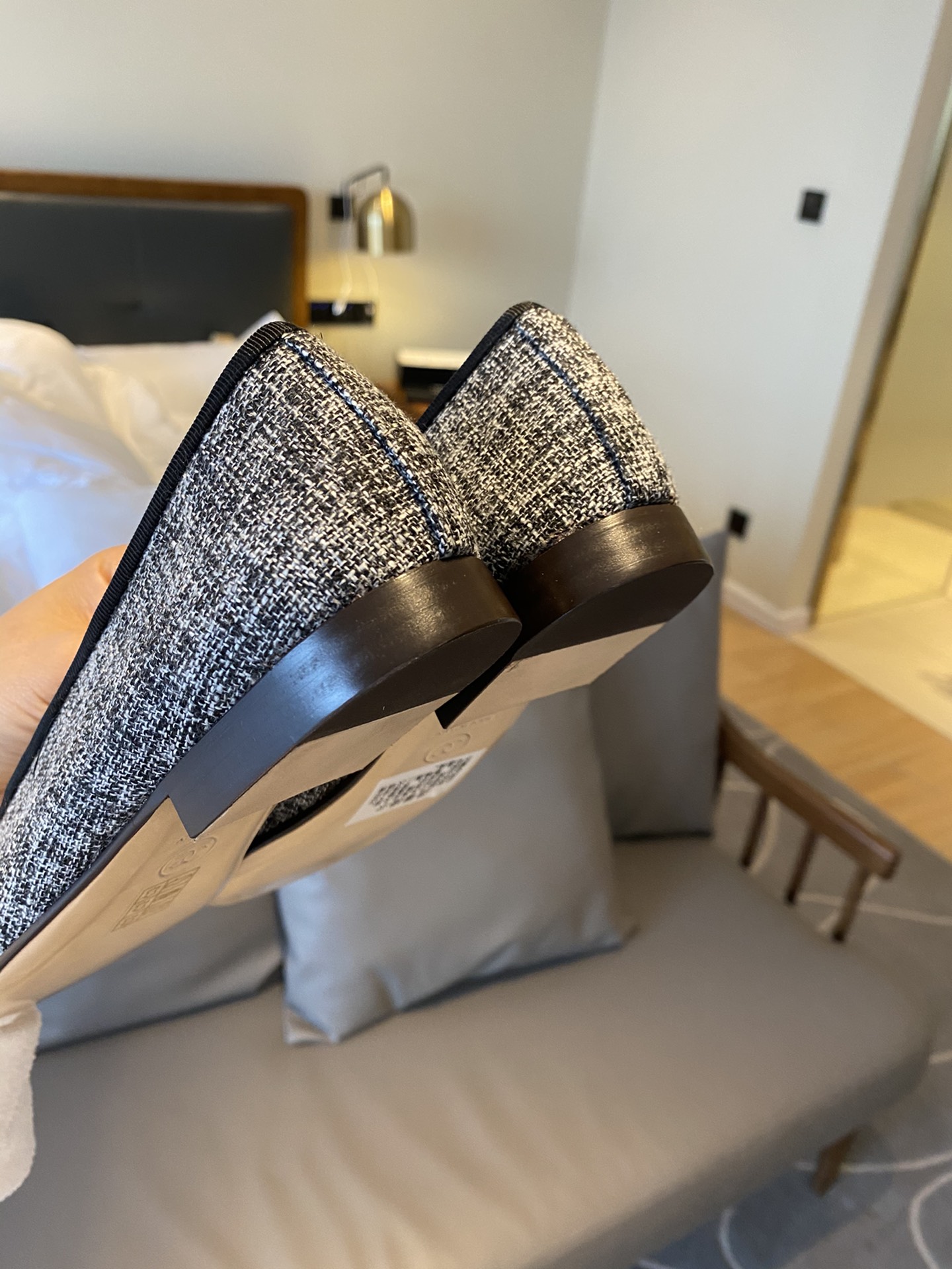 Chanel Ballerinas Fabric & Grosgrain 18 - vstockx